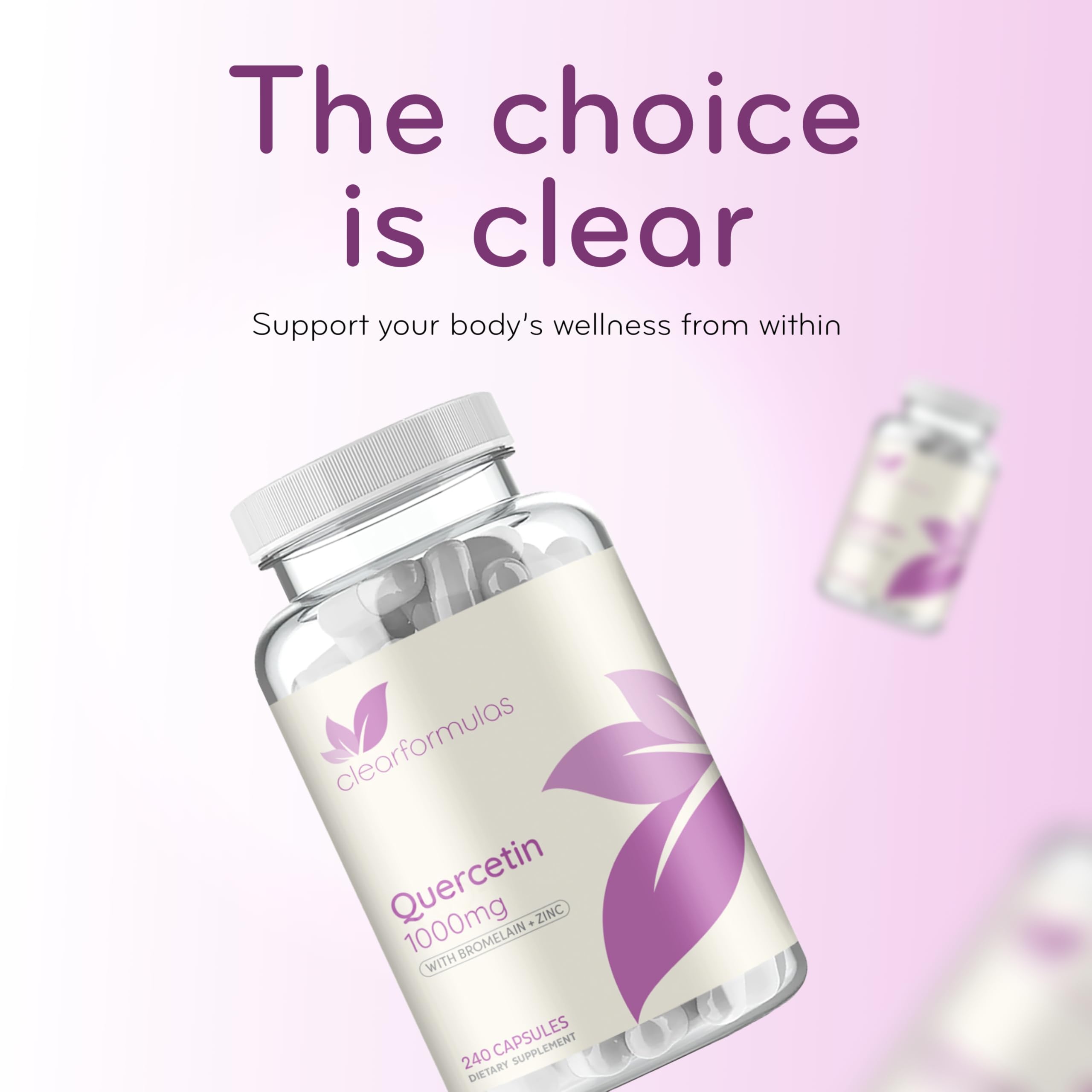 Clear Formulas production in a cgmp facility ensures quality.