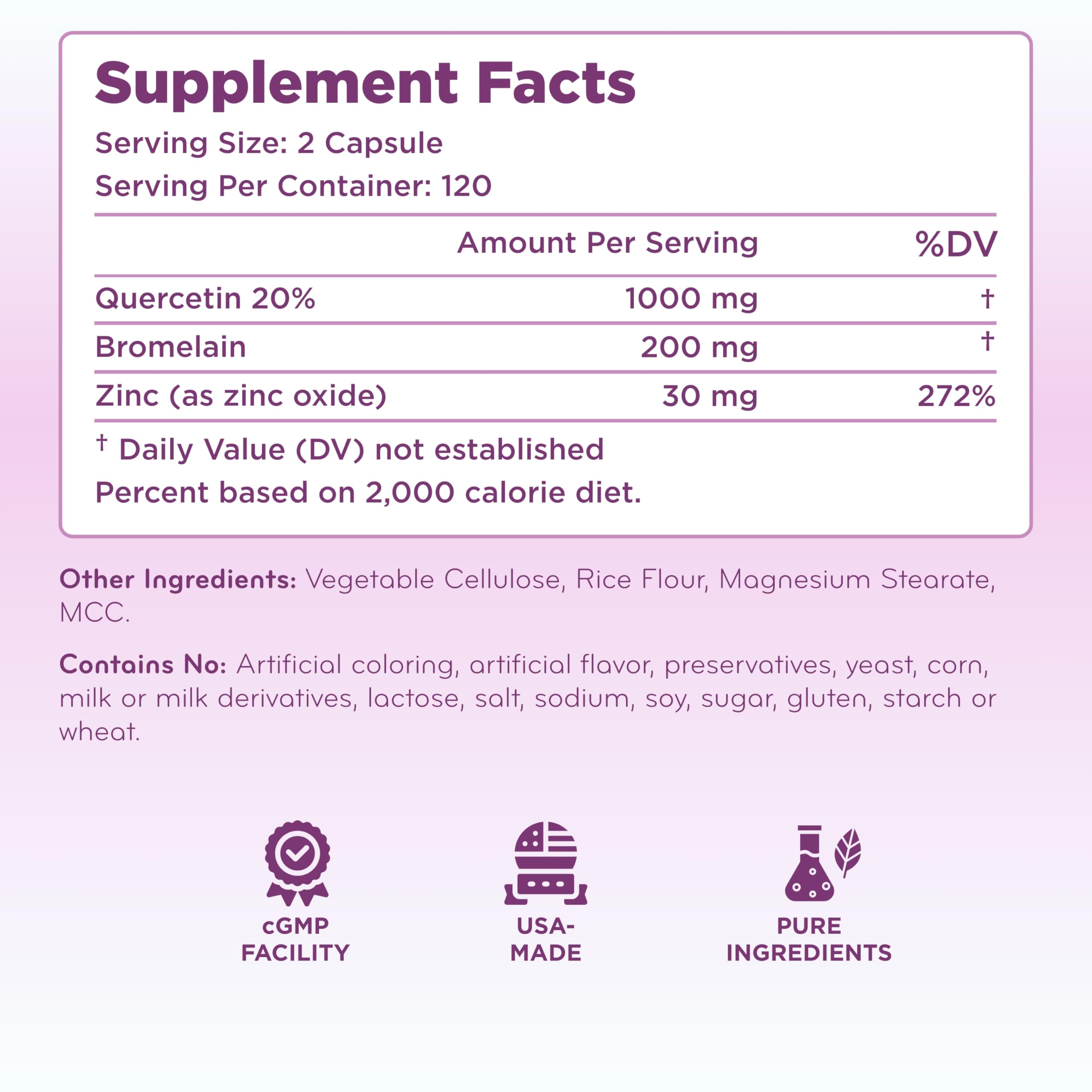 Morning routine with Clear Formulas zinc quercetin supports everyday wellness.