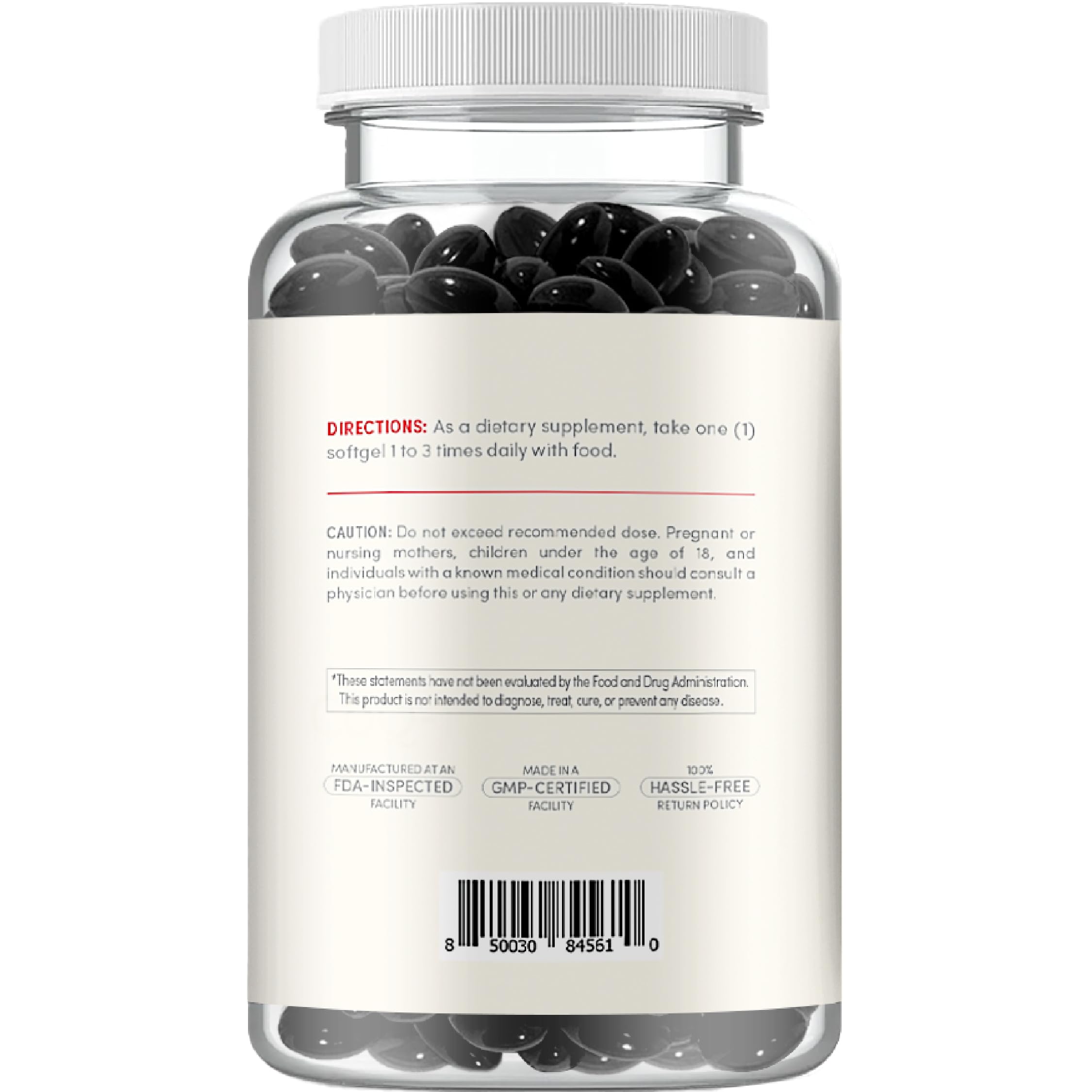 Clear Formulas astaxanthin softgels close-up highlights potent antioxidant blend