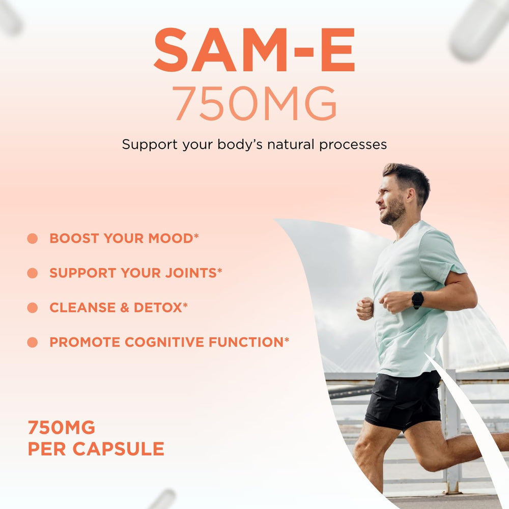 Packaging box of Clear Formulas Bioactive SAM-e 750mg