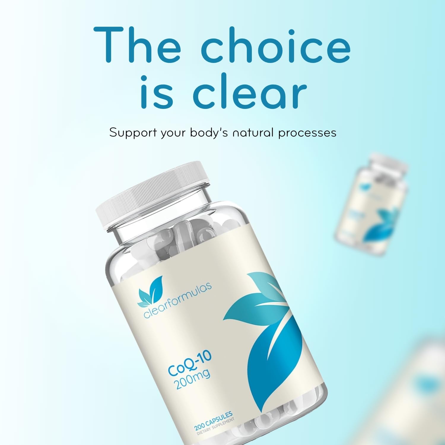 Batch and lot info on Clear Formulas CoQ10 indicates freshness and traceability