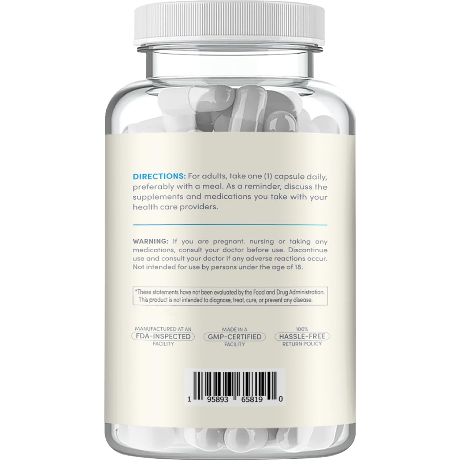 Packaging design of Clear Formulas CoQ10 appeals for daily supplement use