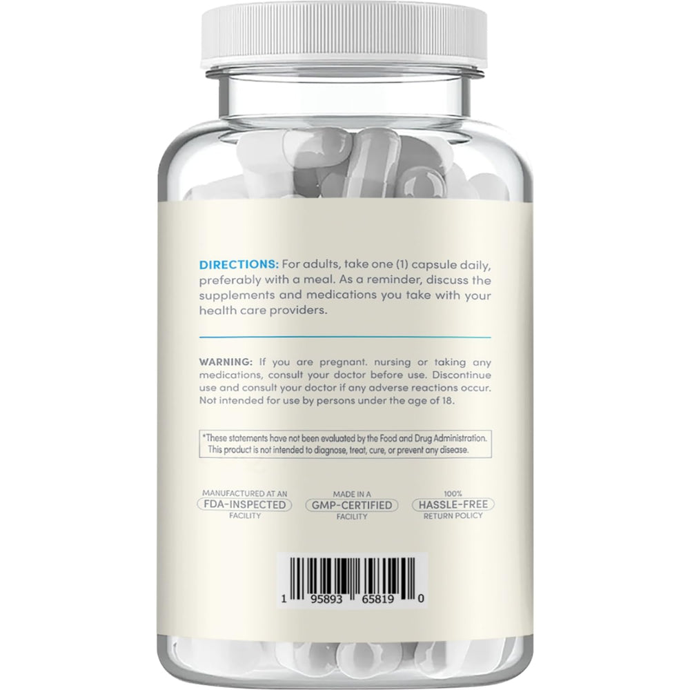Packaging design of Clear Formulas CoQ10 appeals for daily supplement use