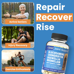 Clear Probiotics turmeric four to one extract label highlights anti-inflammatory support.
