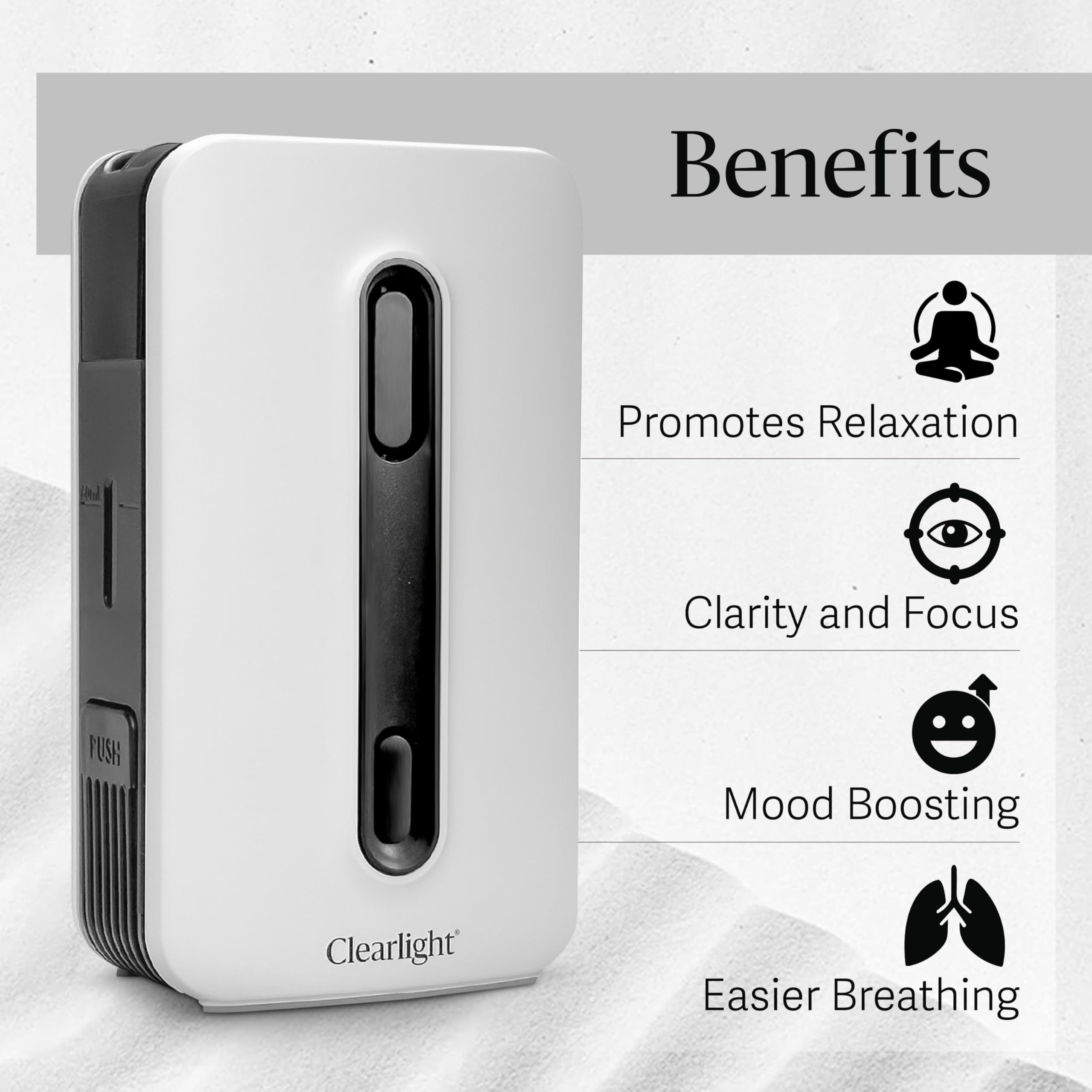 Clearlight diffuser extended diffusion up to four hours for longer sessions