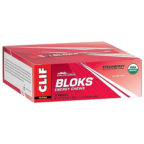 Nutrition and organic logos on CLIF BLOKS packaging