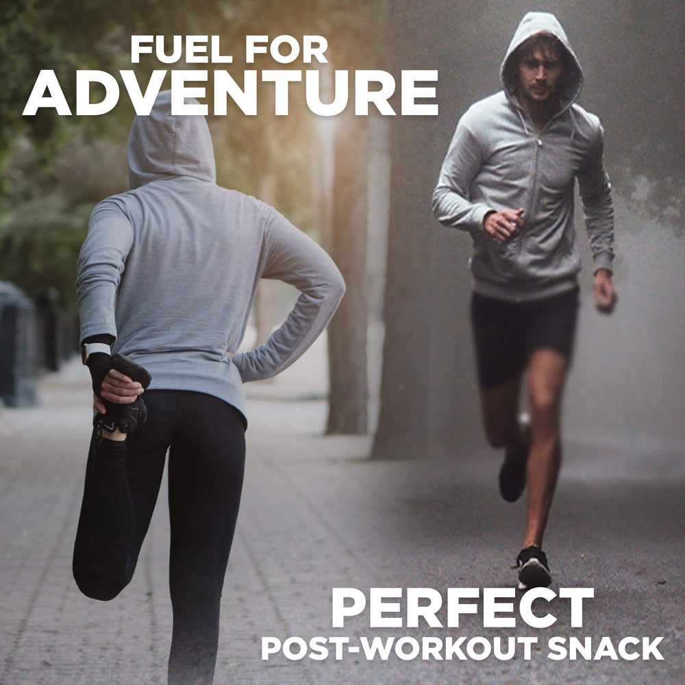 CLIF Builder Bar ready to eat in gym bag for convenient pre or post-workout fueling.