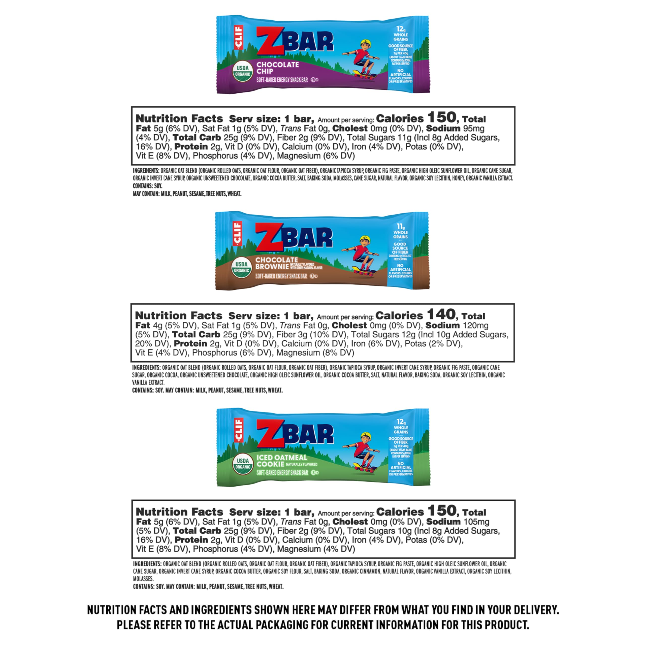 Clif Kid Zbar non-GMO badge image emphasizing clean ingredients