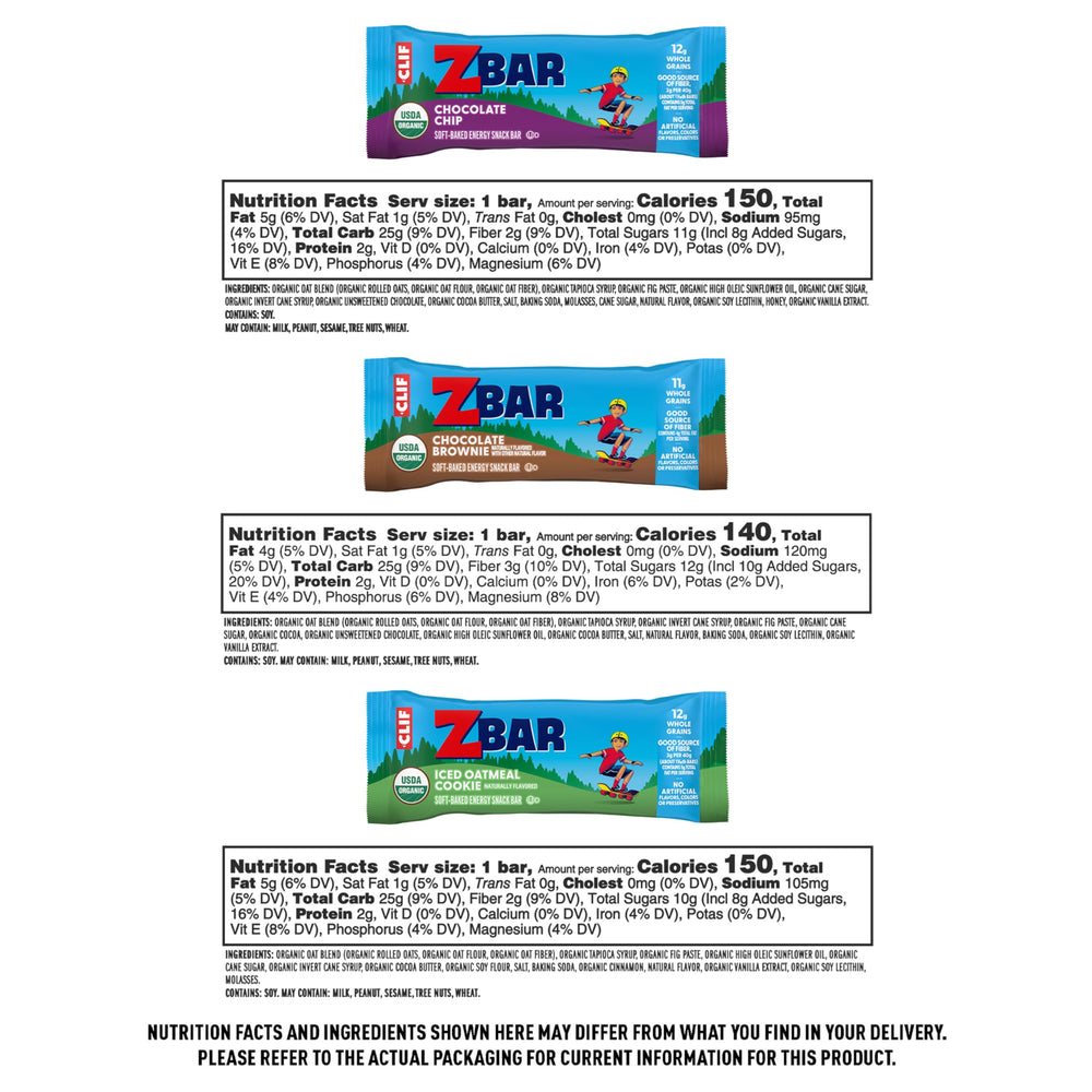 Clif Kid Zbar non-GMO badge image emphasizing clean ingredients