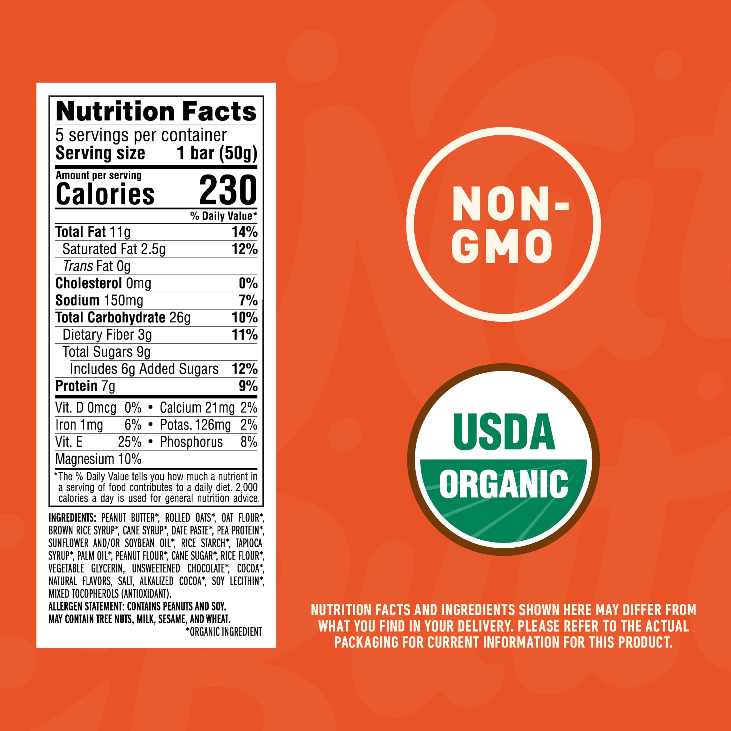CLIF Nut Butter Bar variety pack peanut butter; convenient plant‑based snack