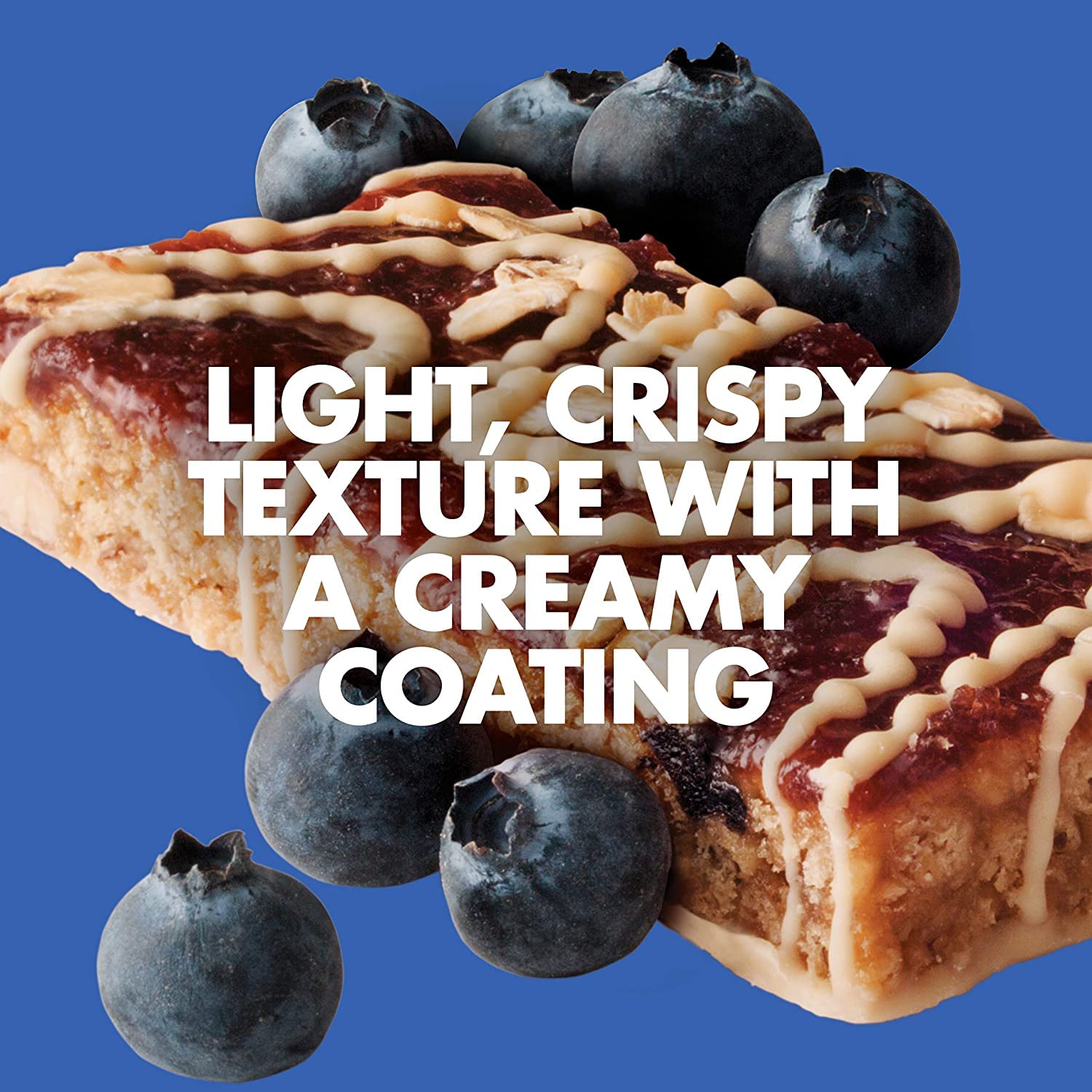 CLIF LUNA Blueberry Bliss ingredients panel featuring oats and soy protein.