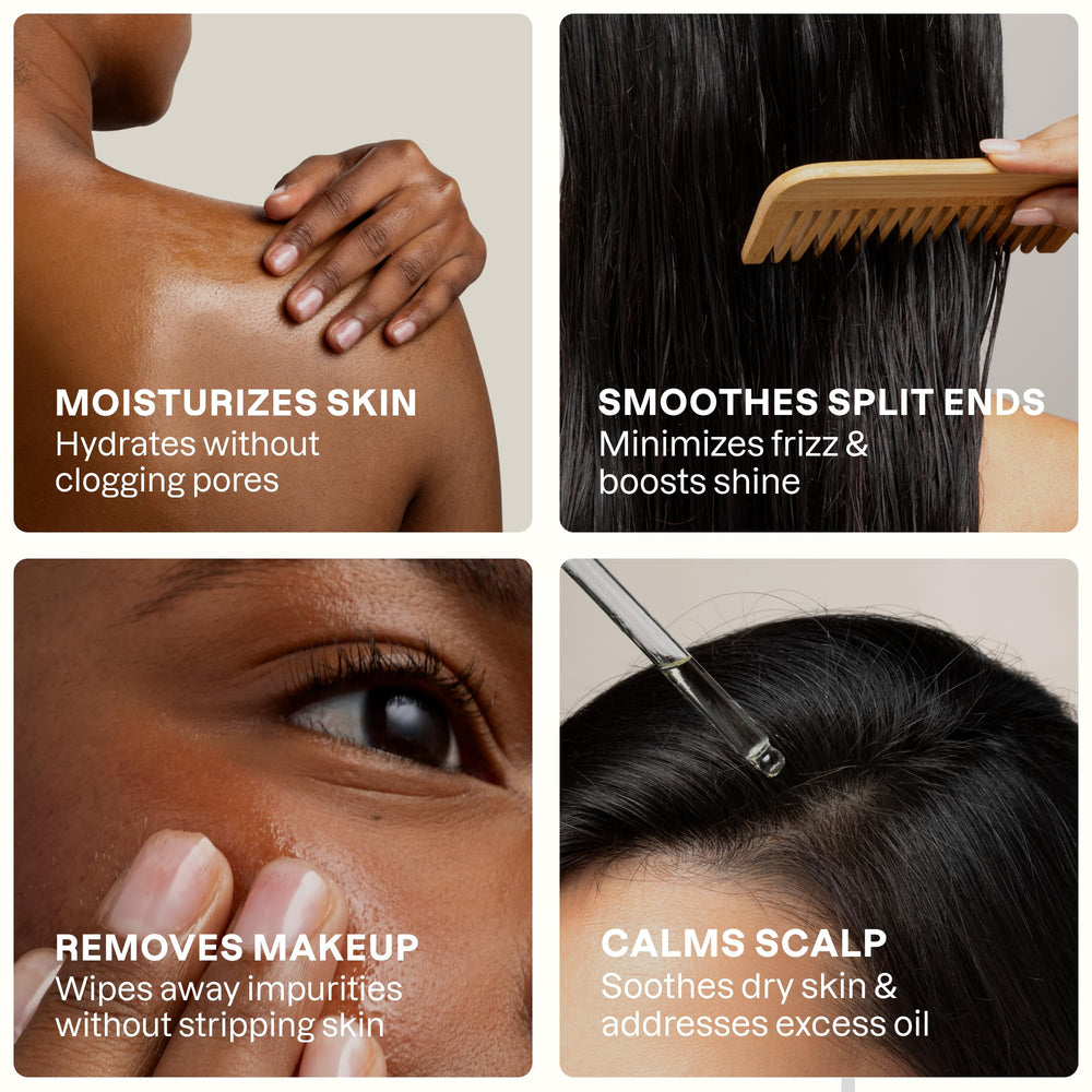 Cliganic Jojoba Oil for facial care to moisturize and balance skin