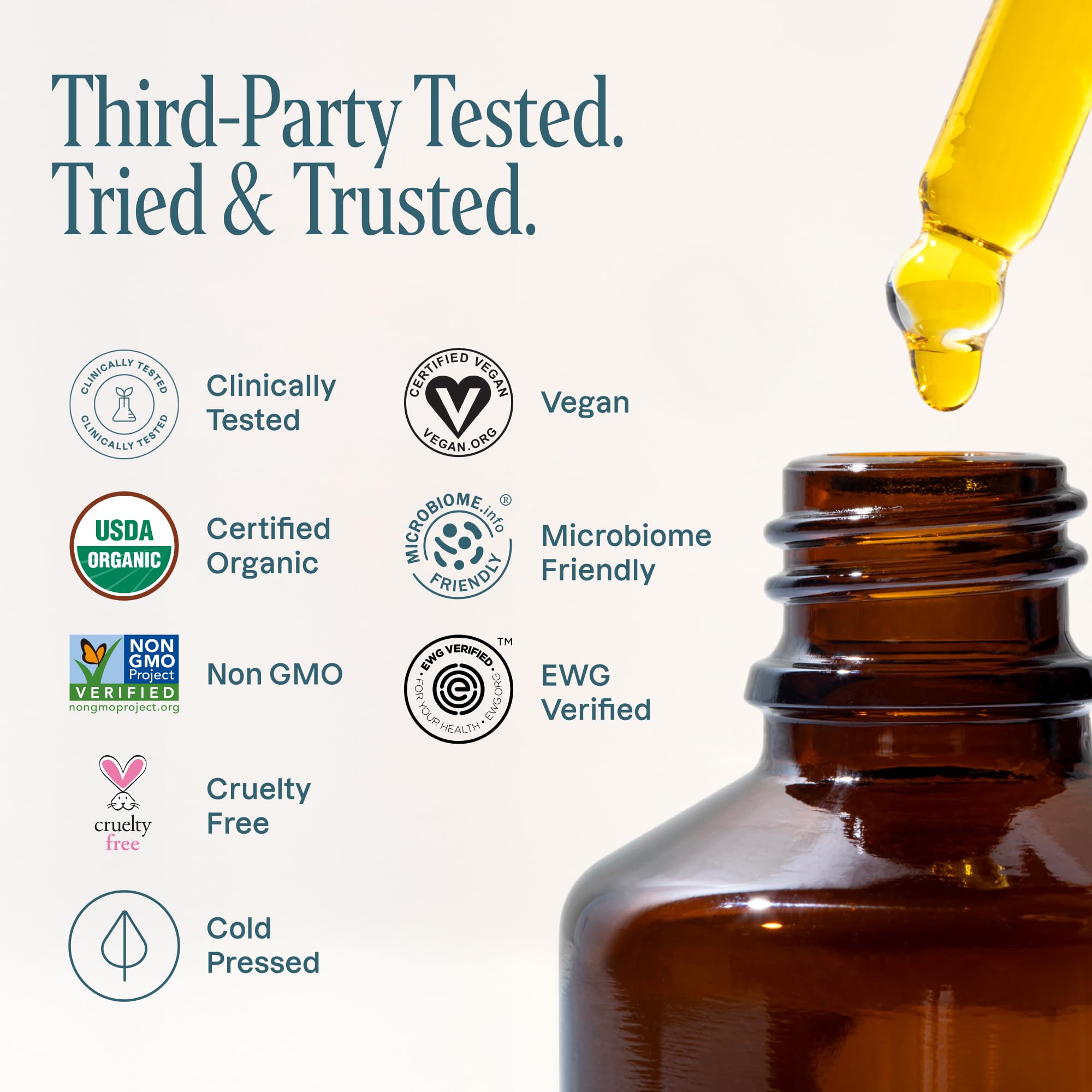 Cliganic Jojoba Oil sustainably sourced and minimally processed