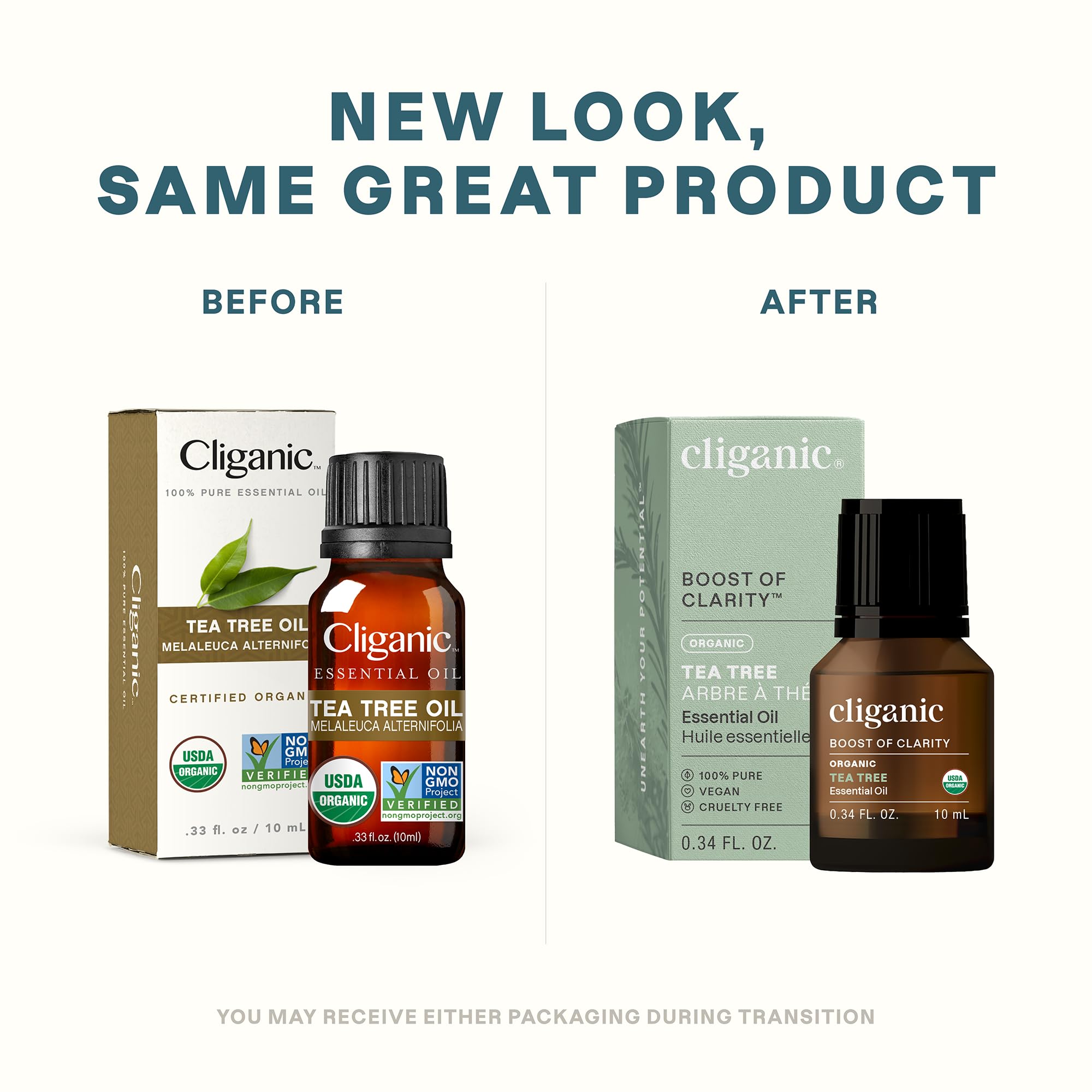 Cliganic Organic Tea Tree Oil diffuser dispense releases a fresh aroma throughout rooms.