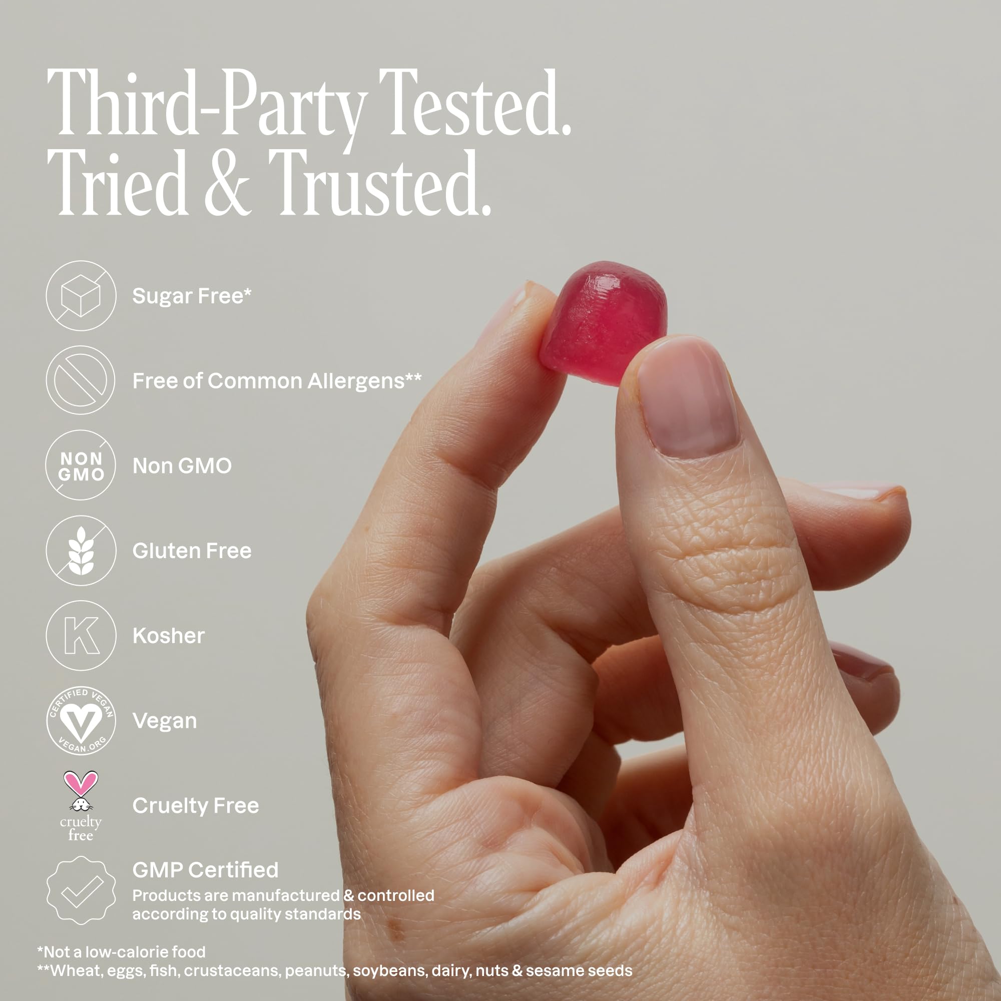Cliganic sugar-free probiotics gummies cruelty-free logo on packaging.