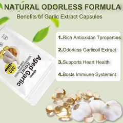 Clinivex fermented aged garlic processing visual emphasizes the natural maturation method.