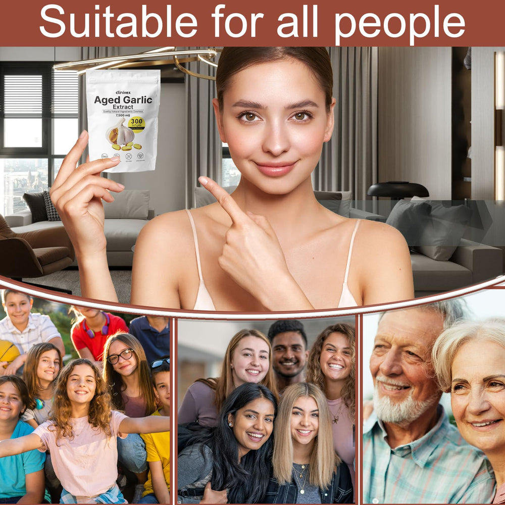 Clinivex non-GMO vegan all-natural icons indicate compatibility with plant-based lifestyles.