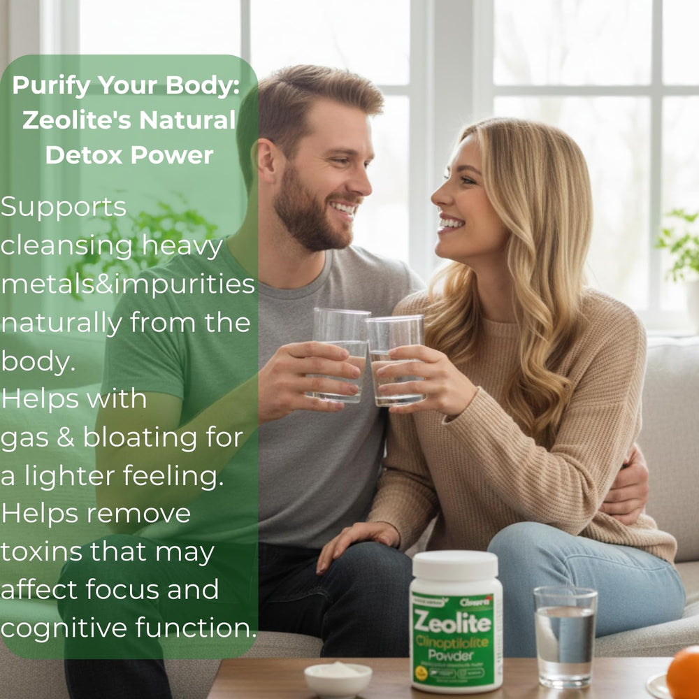 Included scoop makes daily dosing with Clinora Zeolite Detox easy