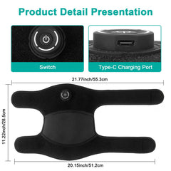 CLMTAS knee pads with 3000mAh battery for longer sessions.