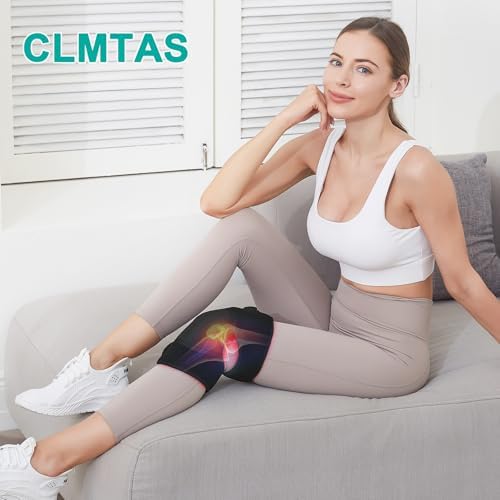 Secure fit around the knee during activity with CLMTAS pads.