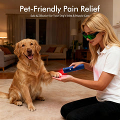 Clocness handheld red-light therapy device for targeted treatment.
