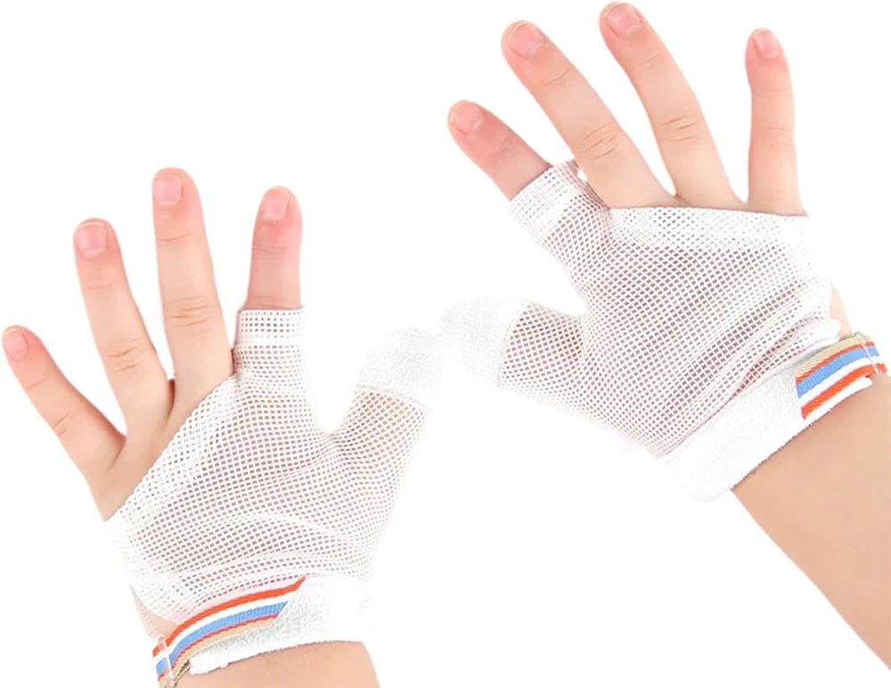 Cloverhome Thumb Sucking Guard front view supports habit formation and skin protection.