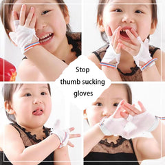 Cloverhome Thumb Sucking Guard in use by a child during play and study