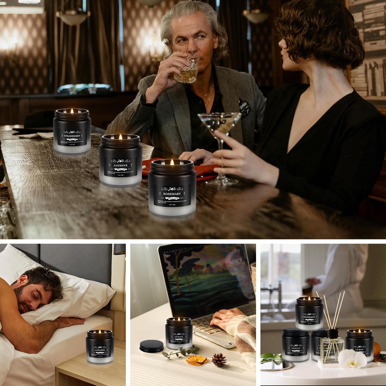 CLTNIKET bedroom scene showcases relaxing, long-lasting aroma.