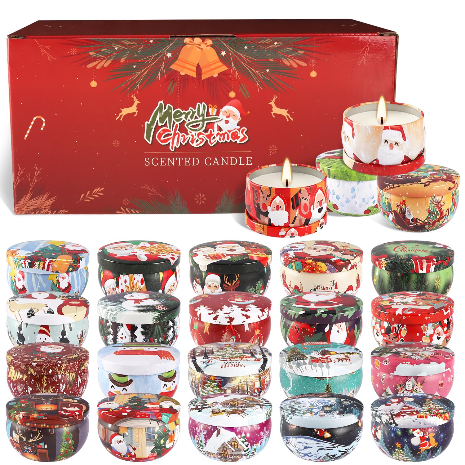 CLTNIKET christmas-tree ornament tin enhances cozy rooms.