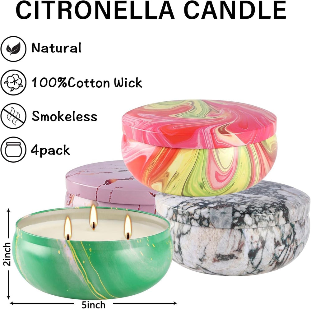 CLTNIKET citronella candle soy-wax detail for clean burn