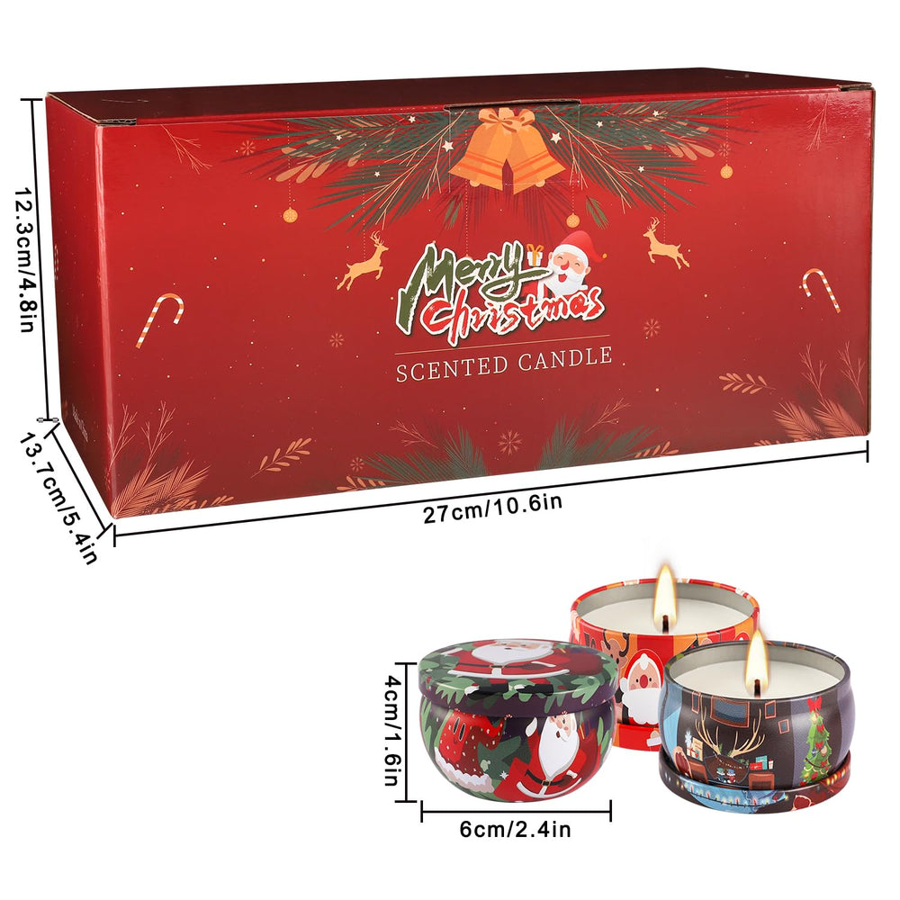 CLTNIKET pine reindeer tin adds festive ambiance.