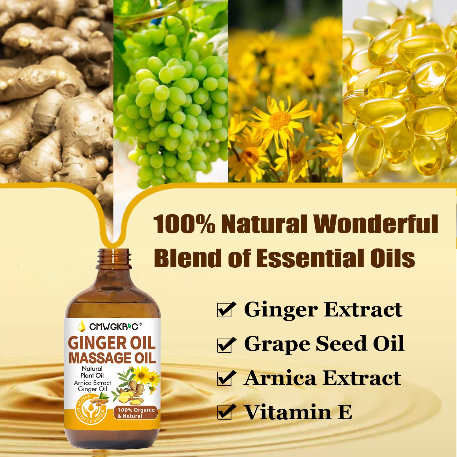 CMWGKBC ginger oil 2-pack for at‑home spa sessions supports convenient relaxation