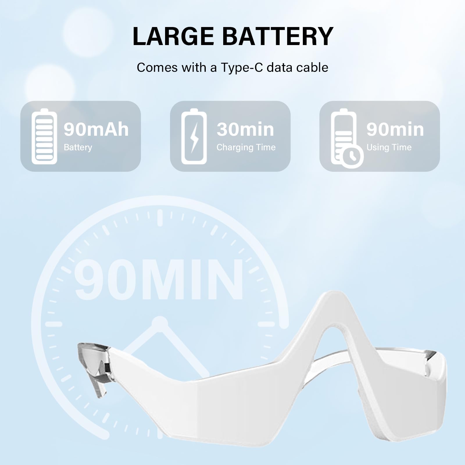 CNBHEABY ergonomic eye therapy design offers hands-free comfort.