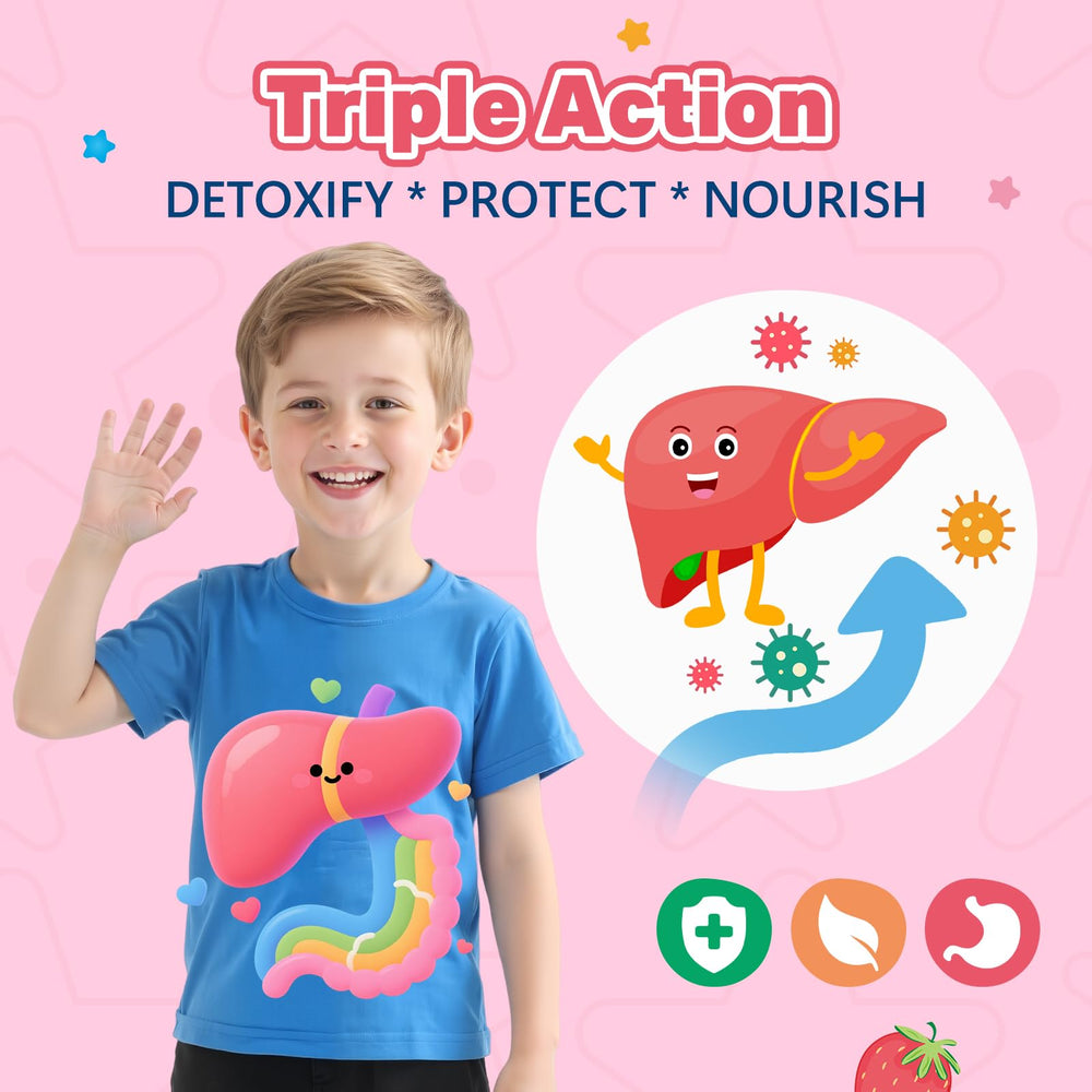 CNCHEF Zeolite Detox Drops strawberry flavor appeals to kids during dosing.
