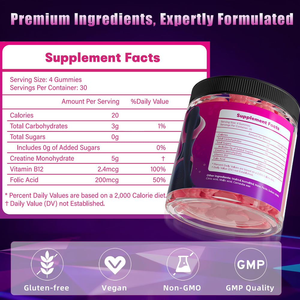 CNDANTING Creatine Gummies daily-use shot showing convenient chew form