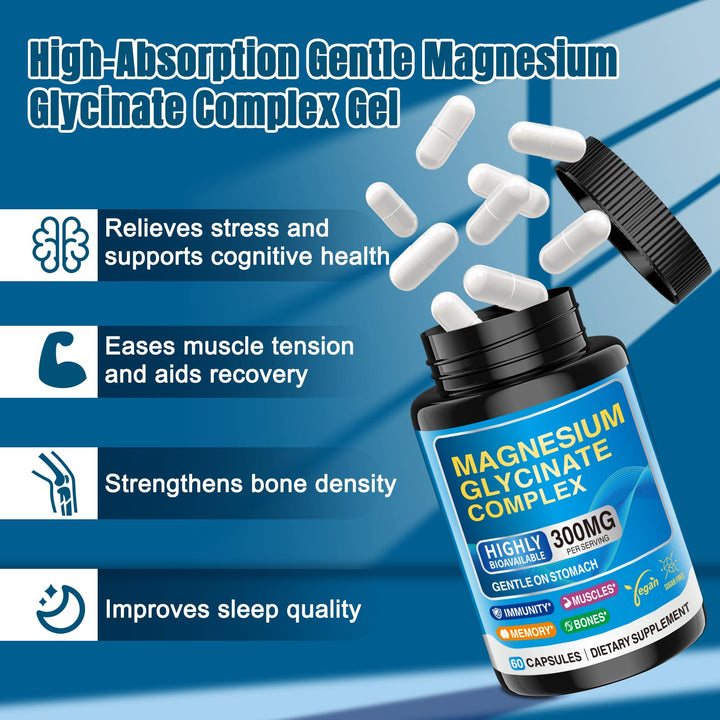 CNFHDI vegan non-GMO magnesium glycinate formula.