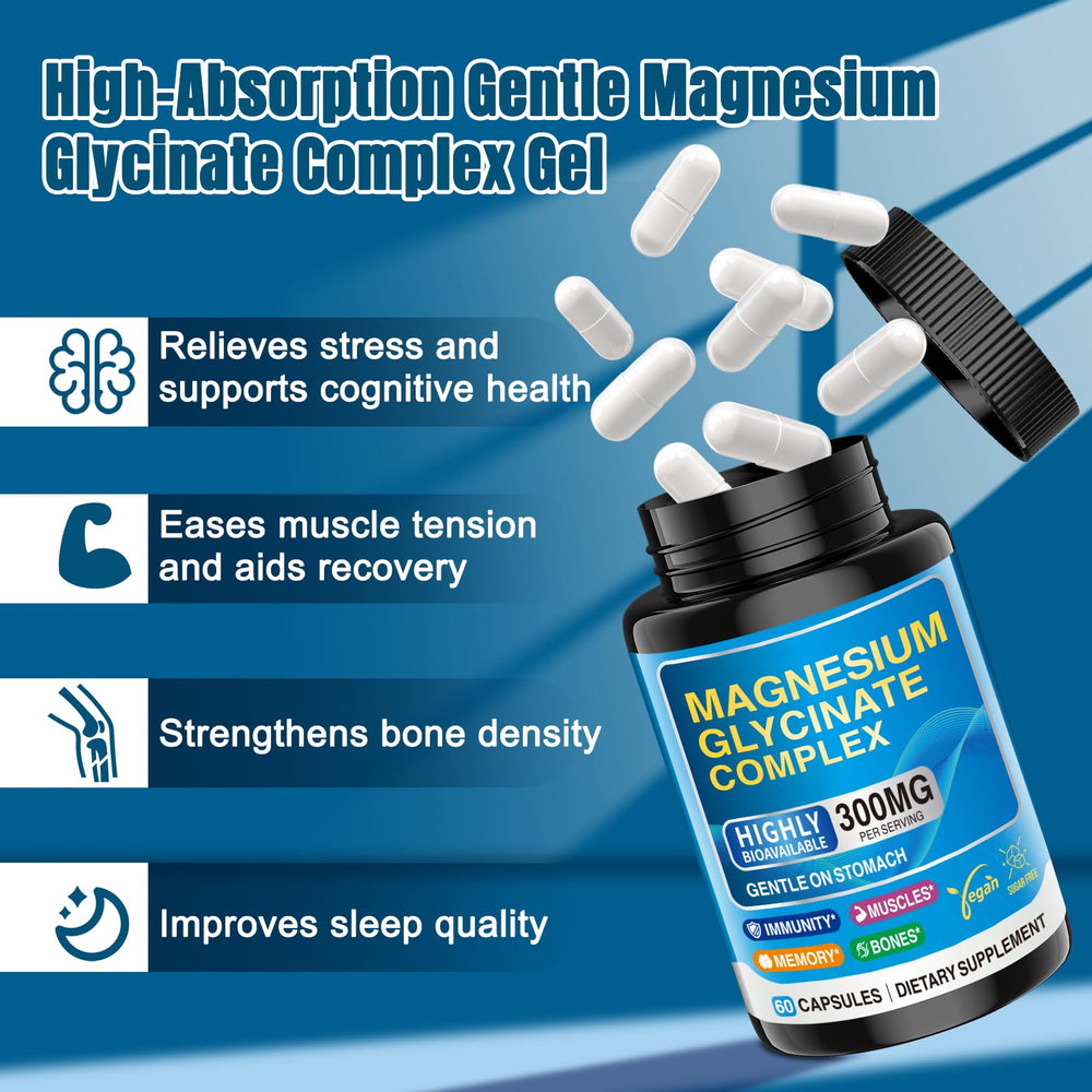 CNFHDI vegan non-GMO magnesium glycinate formula.