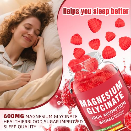 CNFHDI Magnesium Glycinate Gummies bottle 60-count highlights convenient daily use.