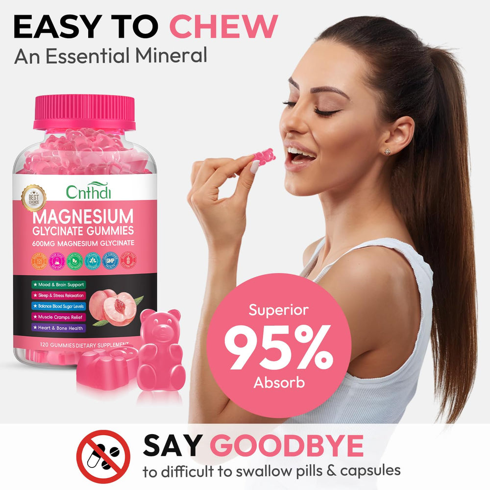 CNFHDI vegan-gluten-free gummies portrayed as gentle on the stomach.