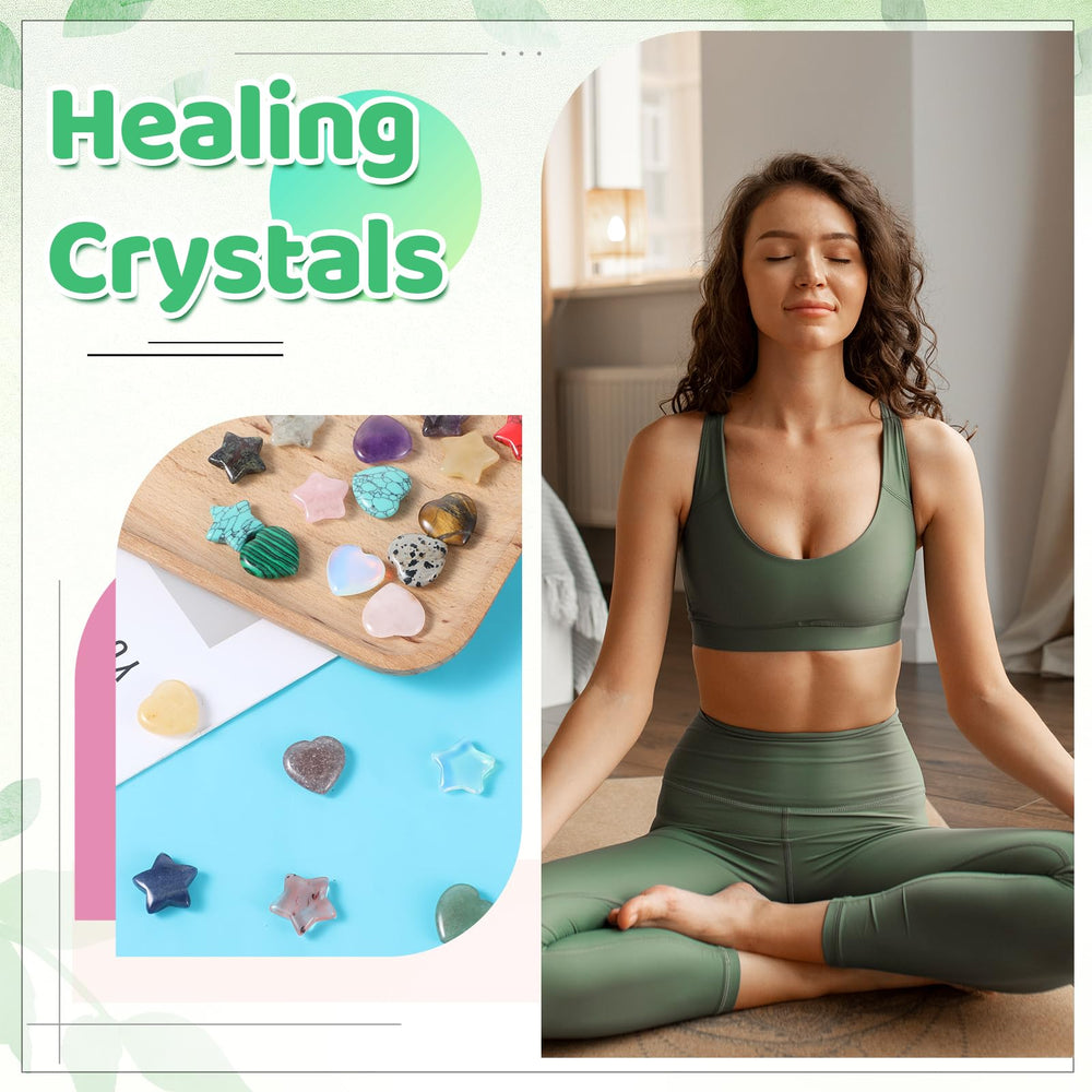 Cobee two shapes multicolor crystals for diverse meditation visuals
