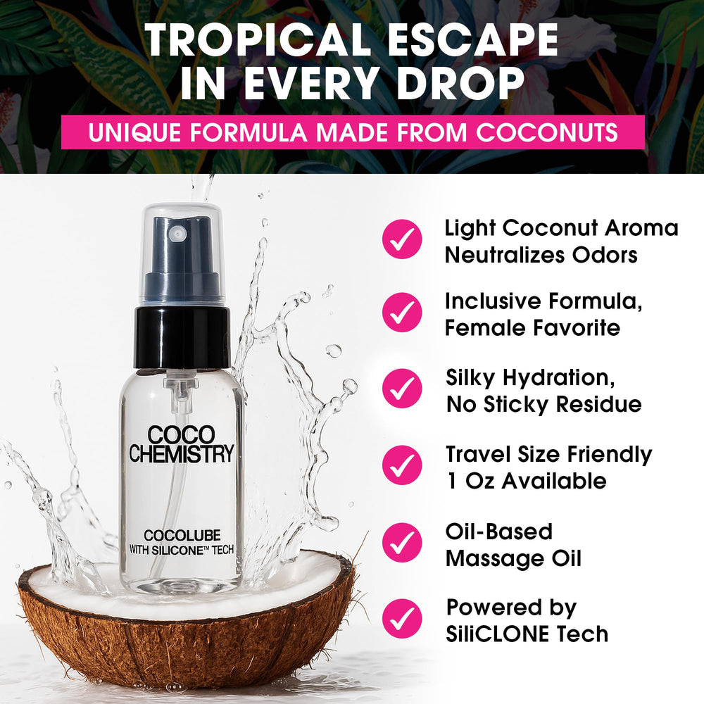 COCO CHEMISTRY Cocolube Spray after shower use leaves skin soft