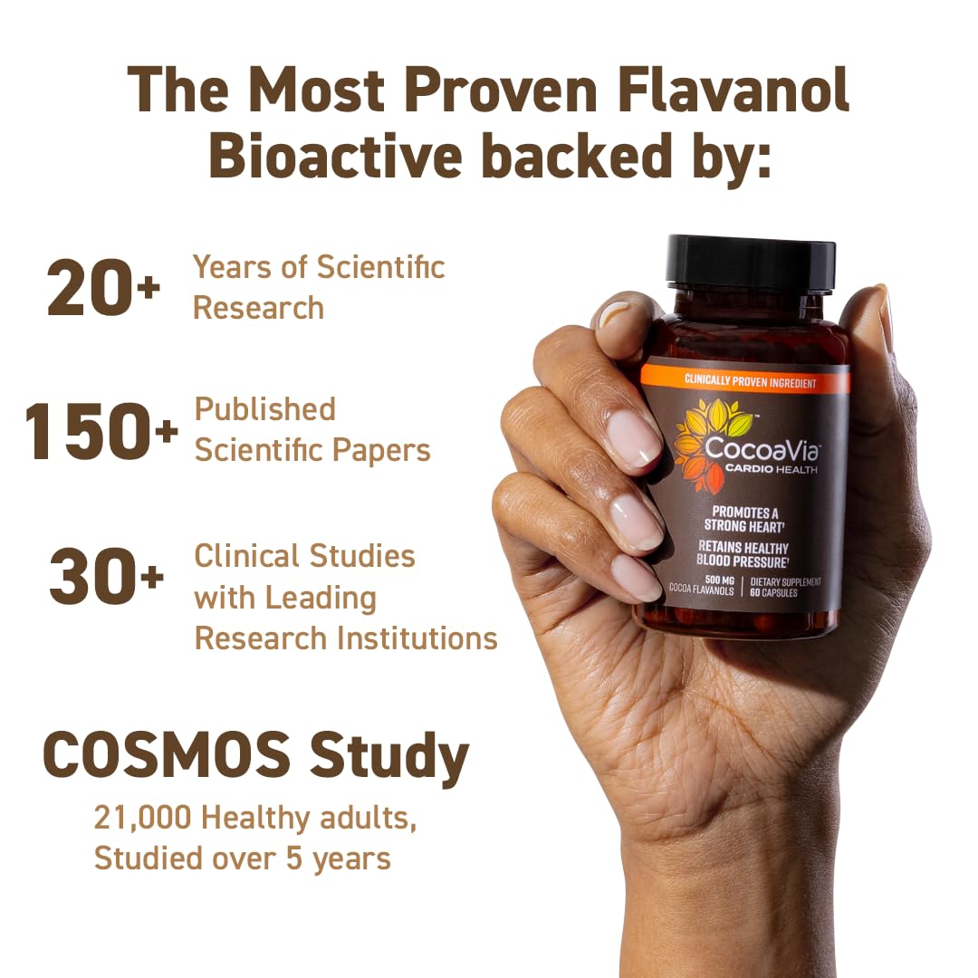 CocoaVia Cardio Health daily-use setup on a counter for routine consistency.