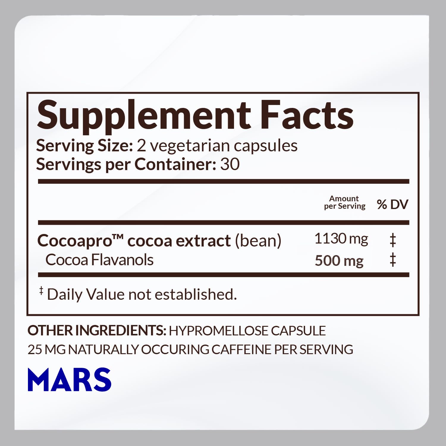 Daily use routine with CocoaVia capsules and glass of water.