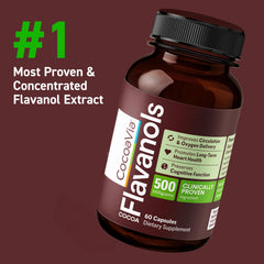 CocoaVia heart circulation graphic illustrates potential improved blood flow.