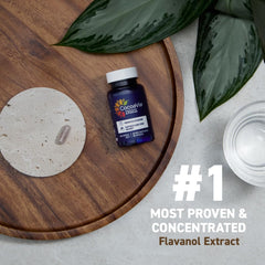 CocoaVia Memory & Focus capsules close-up highlighting focus.