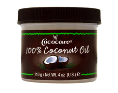 COCOCARE 4 oz coconut oil jar for skin and hair hydration