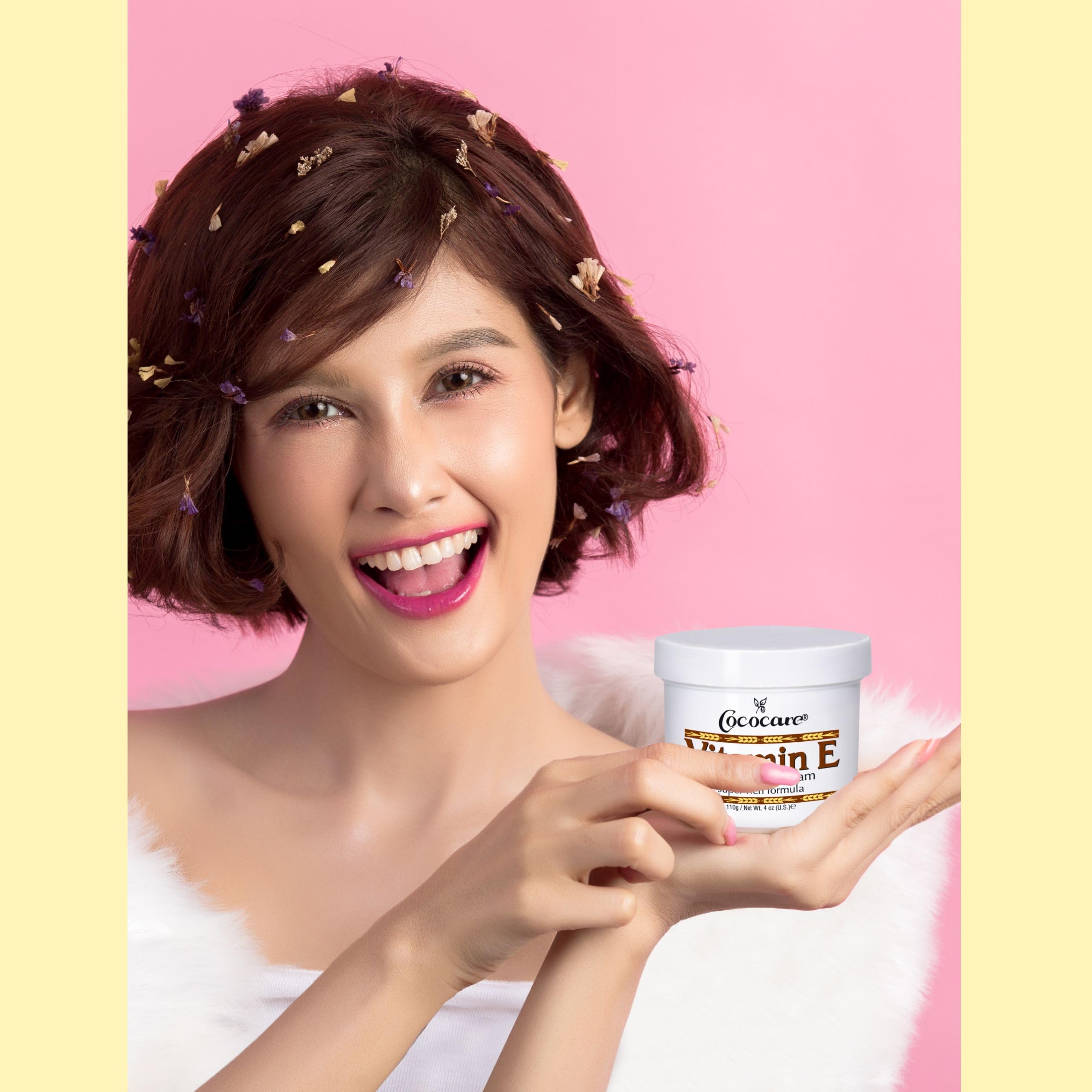 COCOCARE Vitamin E Super Rich daily routine image suggests versatile hydration