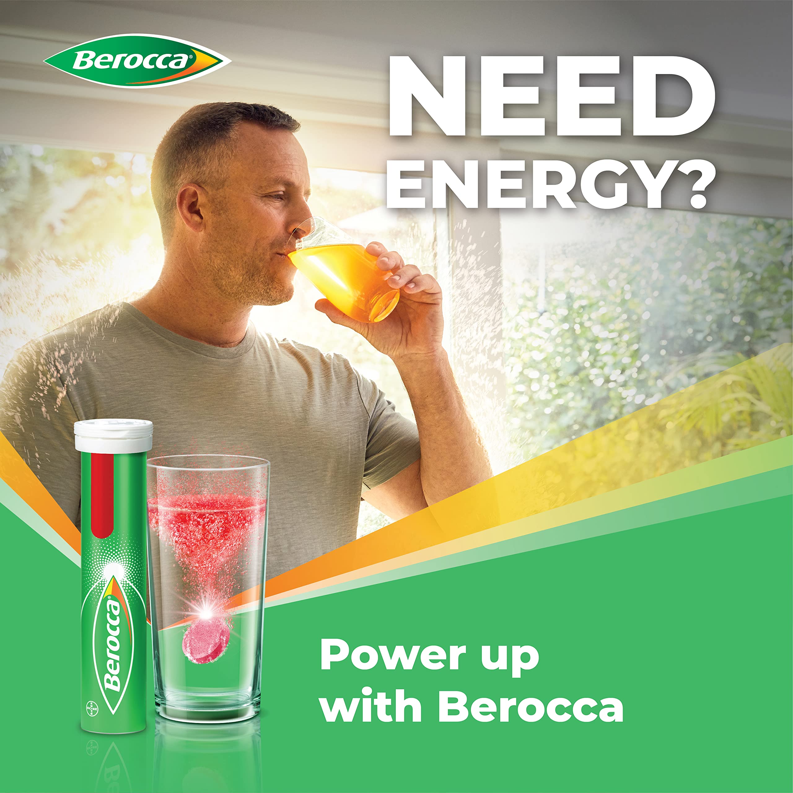 CoCoCherry Berocca Original Berry tablet dissolving in water