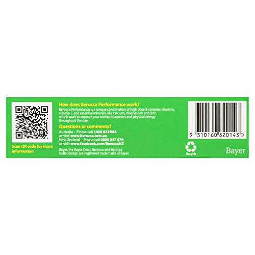 CoCoCherry Berocca Original Berry vitamin panel close-up