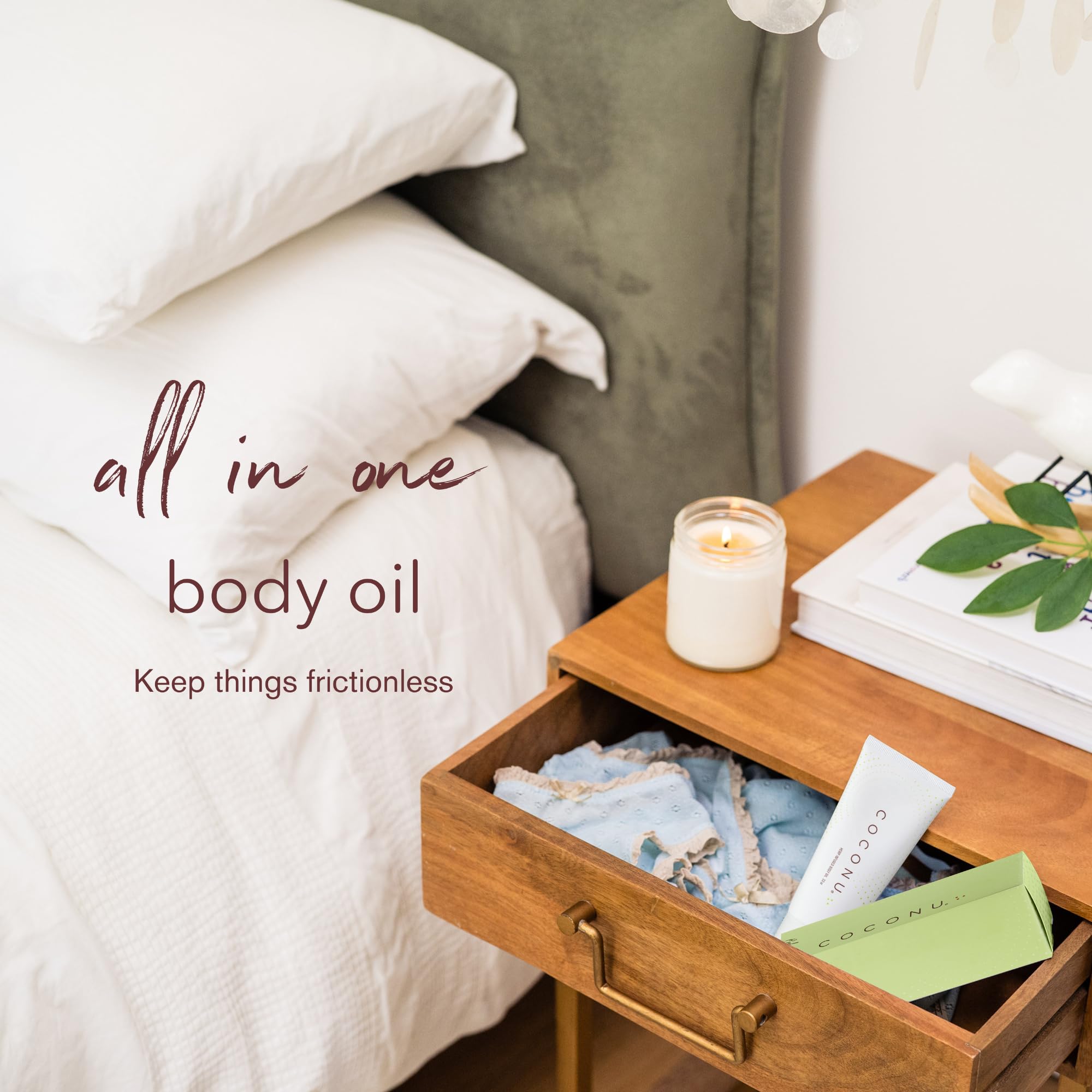 COCONU 3oz packaging tub supports convenient daily skincare routines.